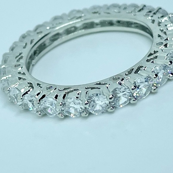 Sterling Silver Diamond Filigree Ring - Picture 14 of 16